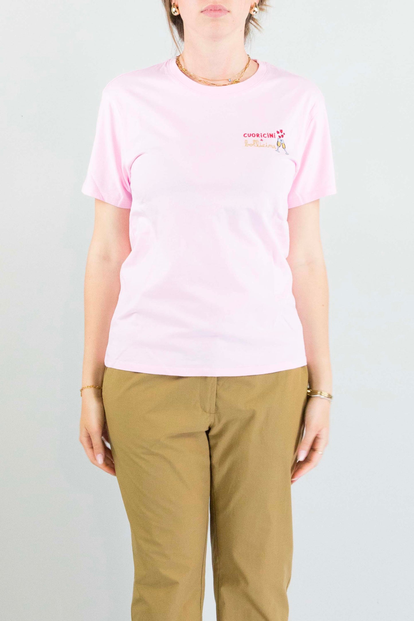 T-Shirt Mc2 Saint Barth Cuoricini E Bollicine da Donna emilie
