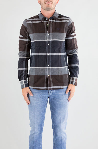 Camicia Barbour Bk11 da Uomo msh4994 iceloch tailored