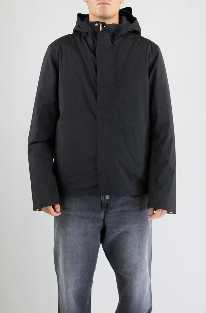 Giubbotto Kway At0 Black da Uomo k7132bw jacken bonded
