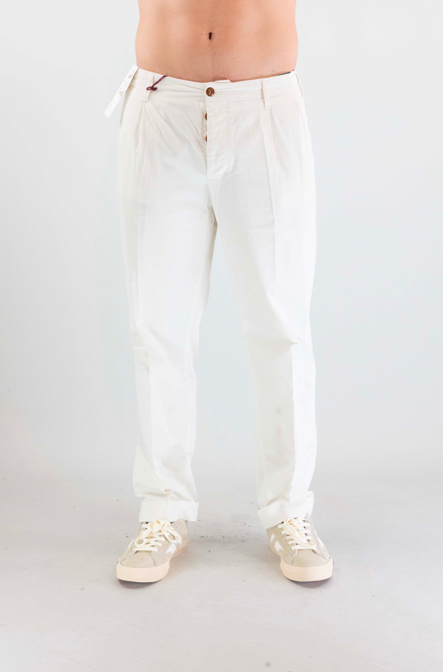Pantalone Tela Cruda White Raw da Uomo tnpt0002 co0519