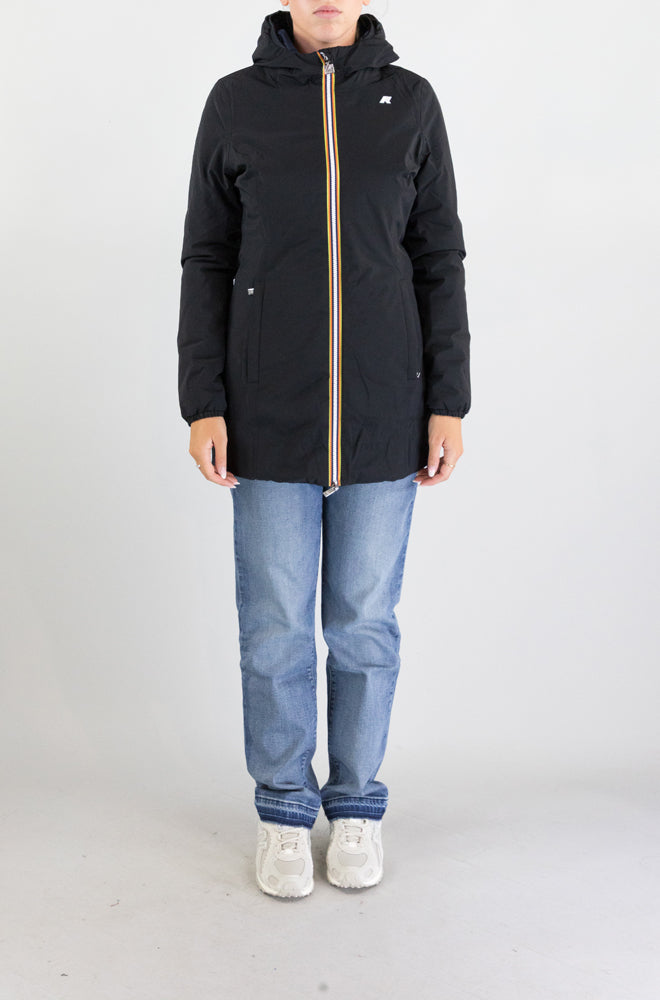 Giubbotto Kway A3c Black Blue da Donna k6128uw denise st warm double