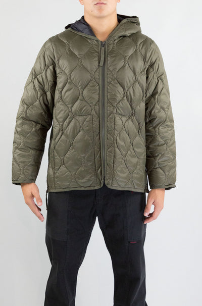 Giubbotto Taion Dark Olive da Uomo 106alszml1 military hood w zip