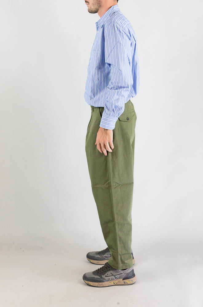 Pantalone Universal Work Olive da Uomo 00134 twill track