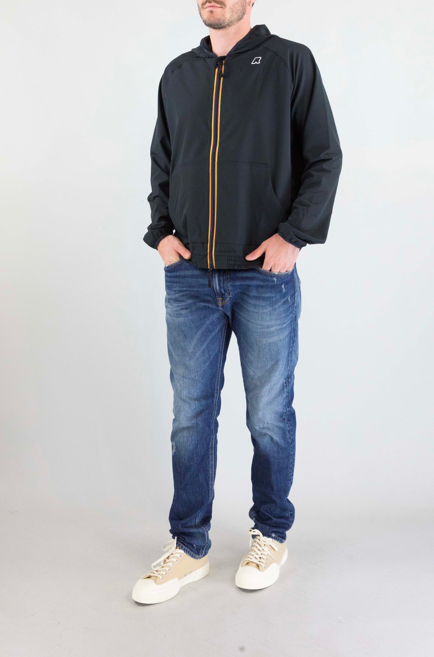Giubbotto Kway Usy Black Pure da Uomo k8138rw sia
