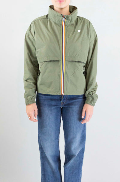 Giubbotto Kway V15 Green Lichen da Donna k8132pw aubette memory