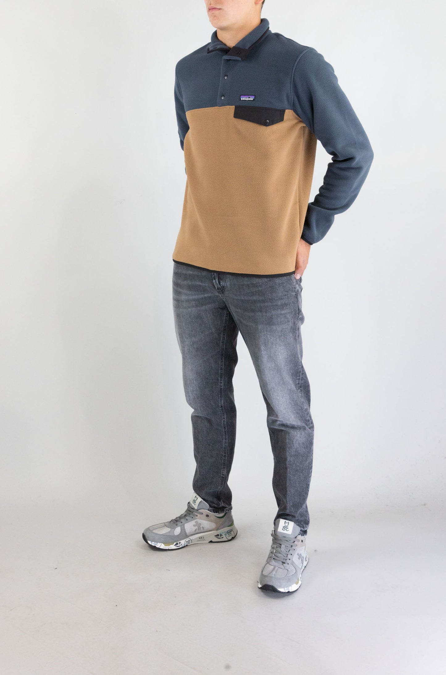 Felpa Patagonia Drbn da Uomo 2551 lw synch snap