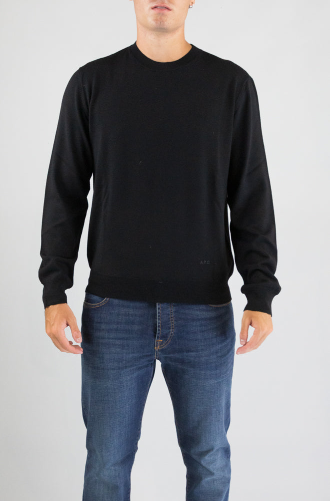 Maglia Apc Noir da Uomo wvawm h23483 matthieu