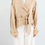 Cappotto Pinko Beige Chantilli da Donna tanya cotone fluido
