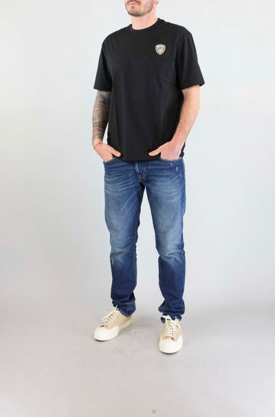 T-Shirt Blauer Nero da Uomo 26sbluf02284 007480