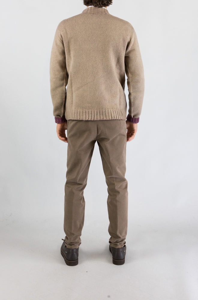 Maglia Bob Beige Prugna da Uomo belfast