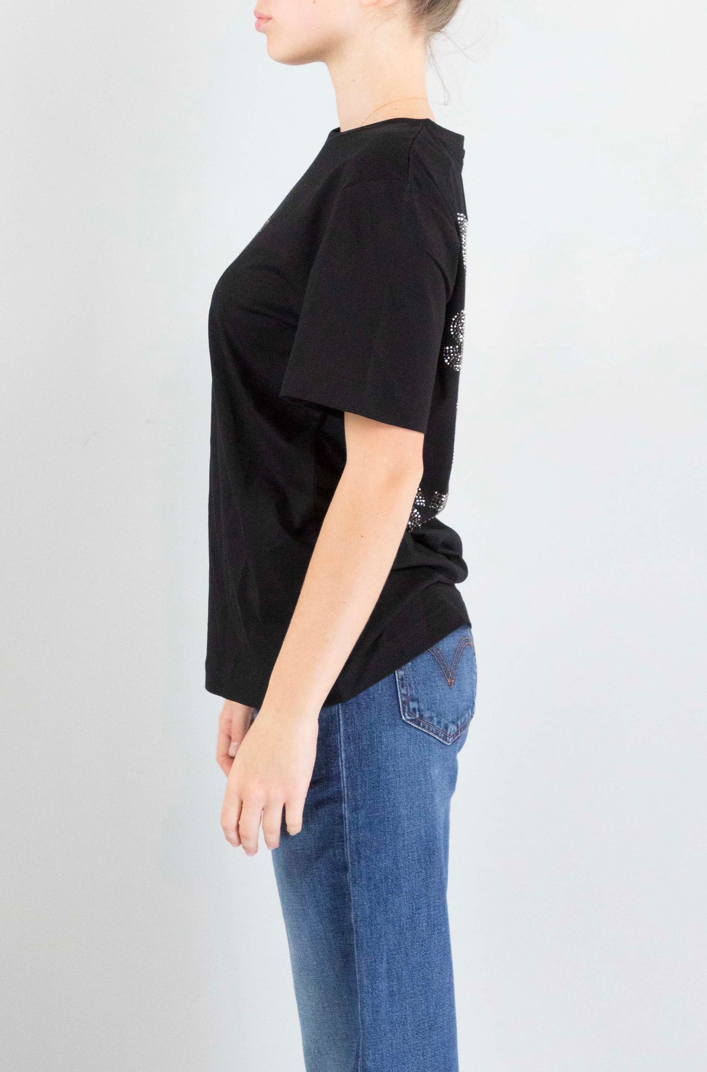 T-Shirt Pinko Nero da Donna strepitoso a33s
