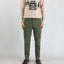 Pantalone Nine In The Morning Oliva da Uomo giove piatto slim