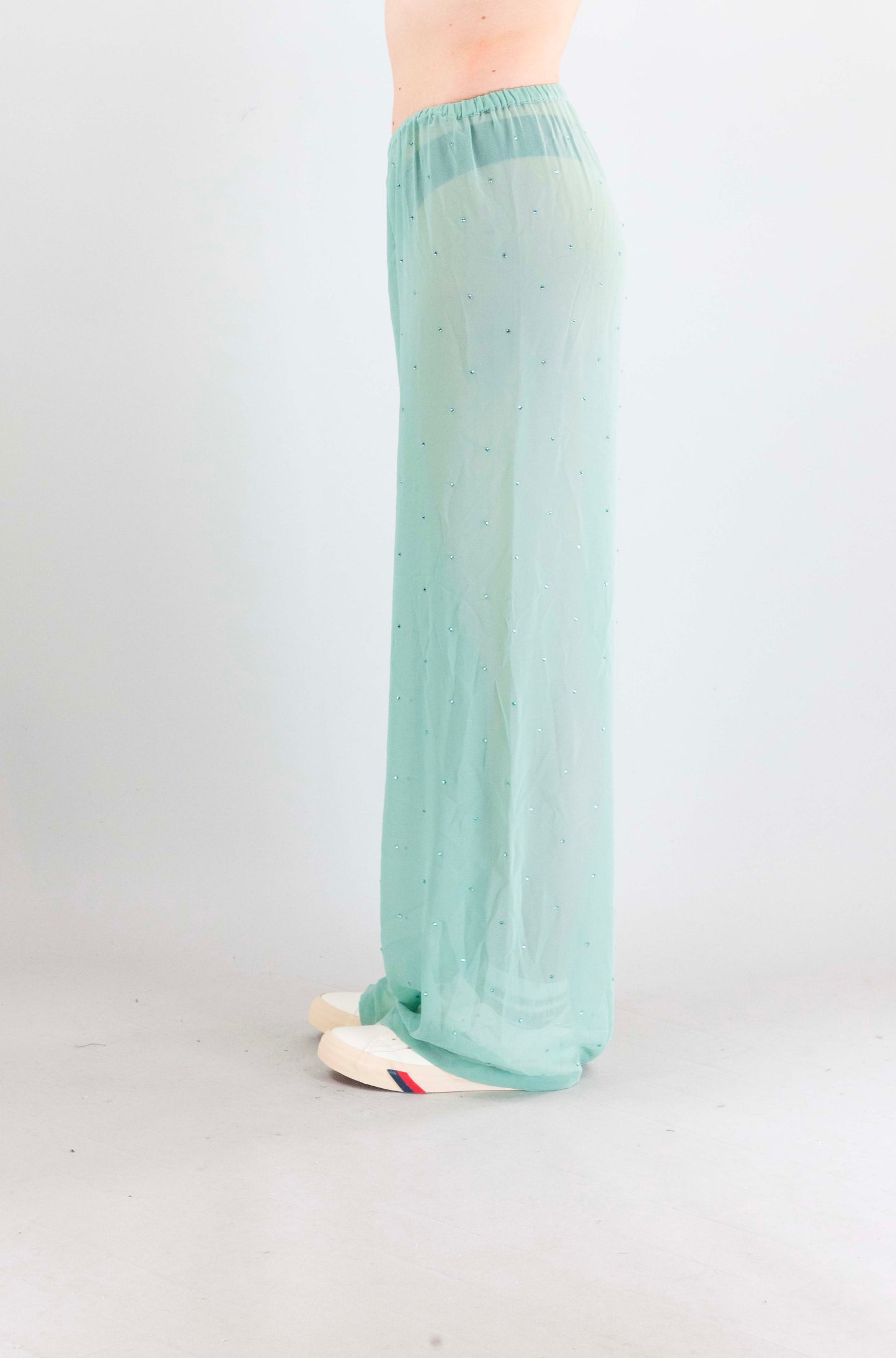 Pantalone Mc2 Saint Barth 00719l  Geogette Strass da Donna amalia