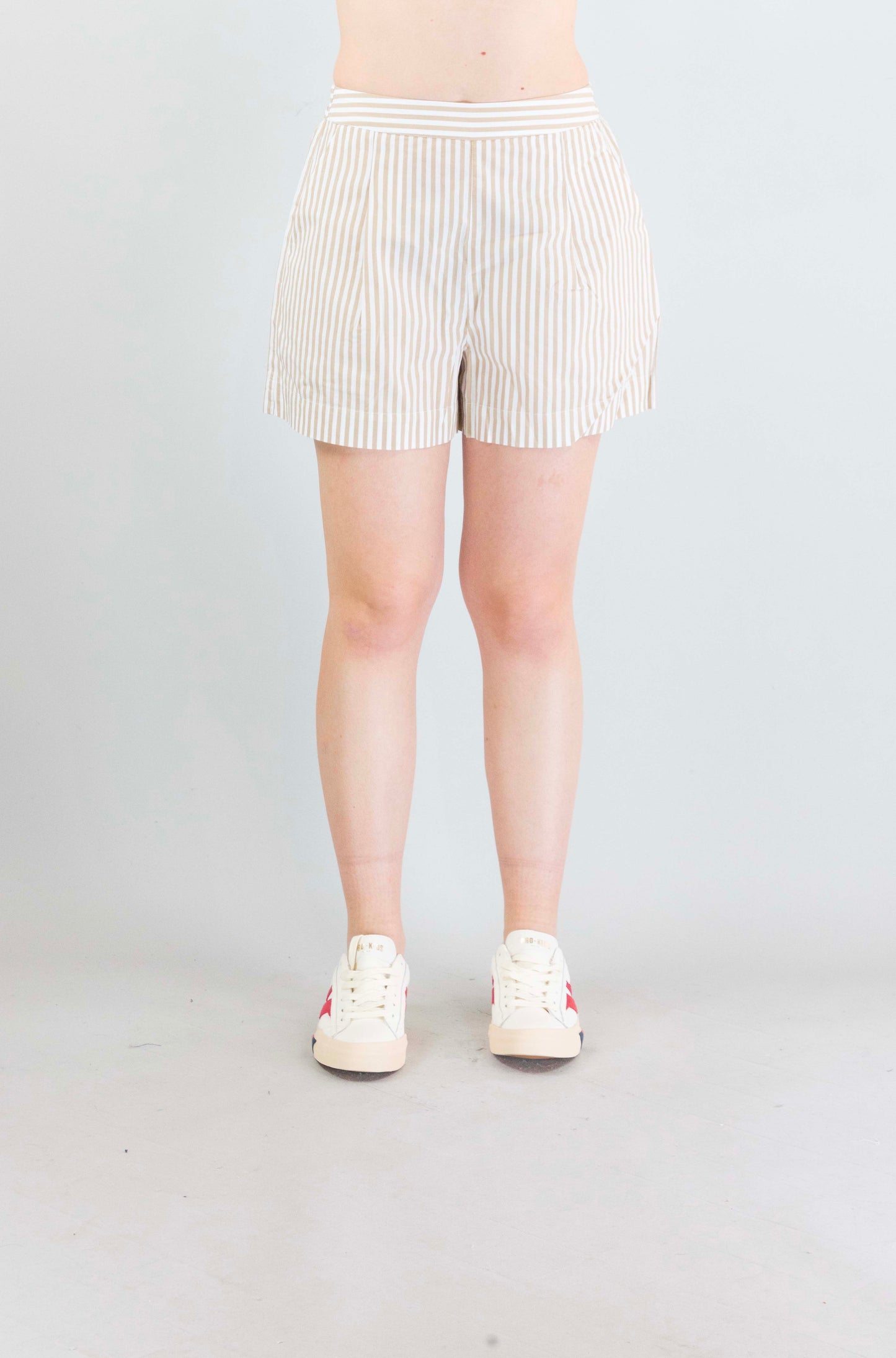 Pantalone Mc2 Saint Barth Cotton Beach Stripes V11 da Donna amani