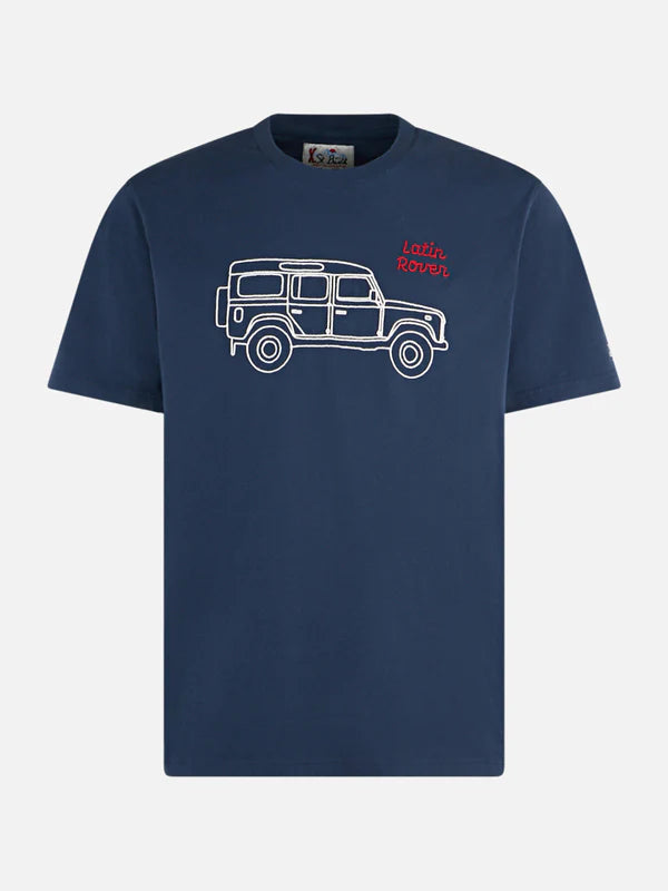 T-Shirt Mc2 Saint Barth Latin Rover da Uomo arn0001 10200e