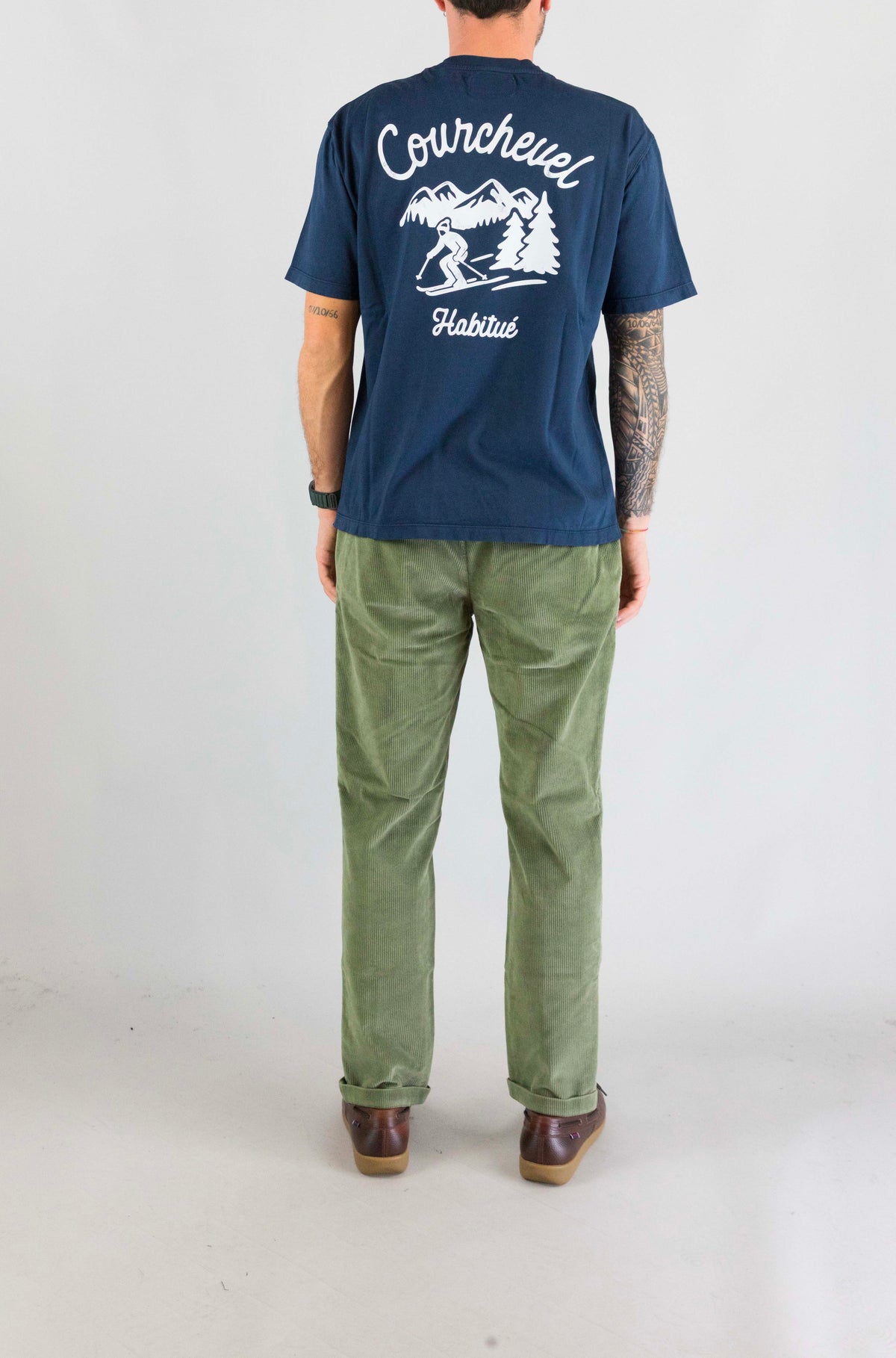 T-Shirt Mc2 Saint Barth Courchevasl Mono da Uomo johnny raw