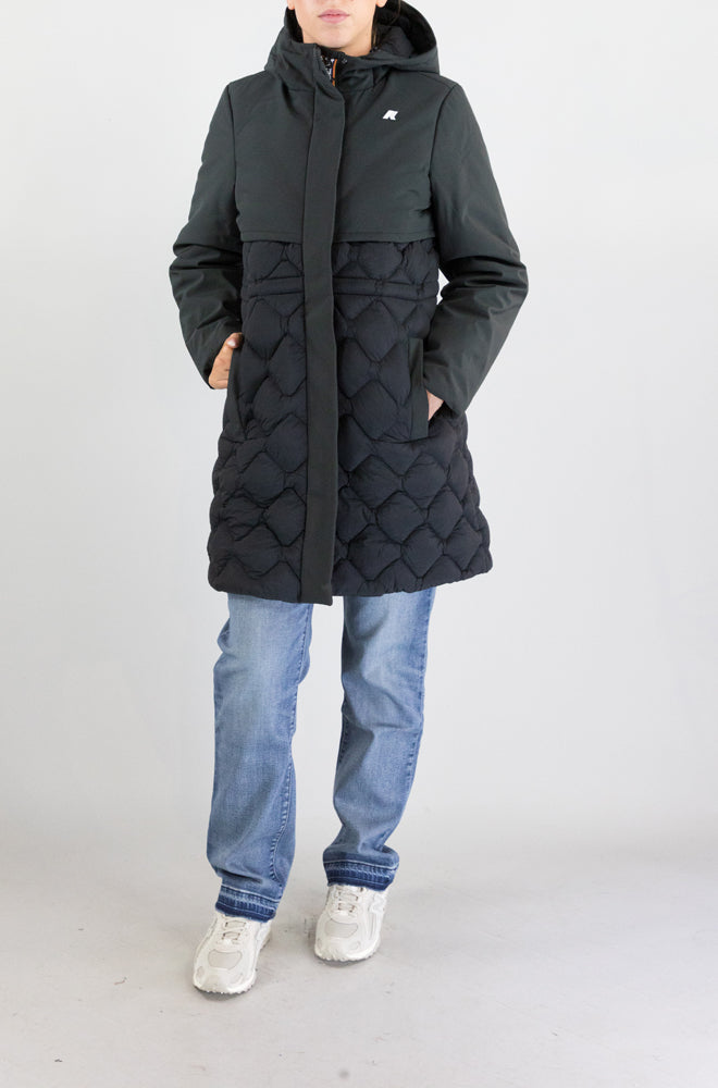 Giubbotto Kway Usy Black da Donna k8161ew siphelle hybrid warm shell
