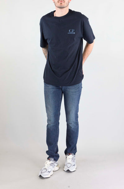 T-Shirt Cp Company Total Ecplise da Uomo 20cmts143a110579w