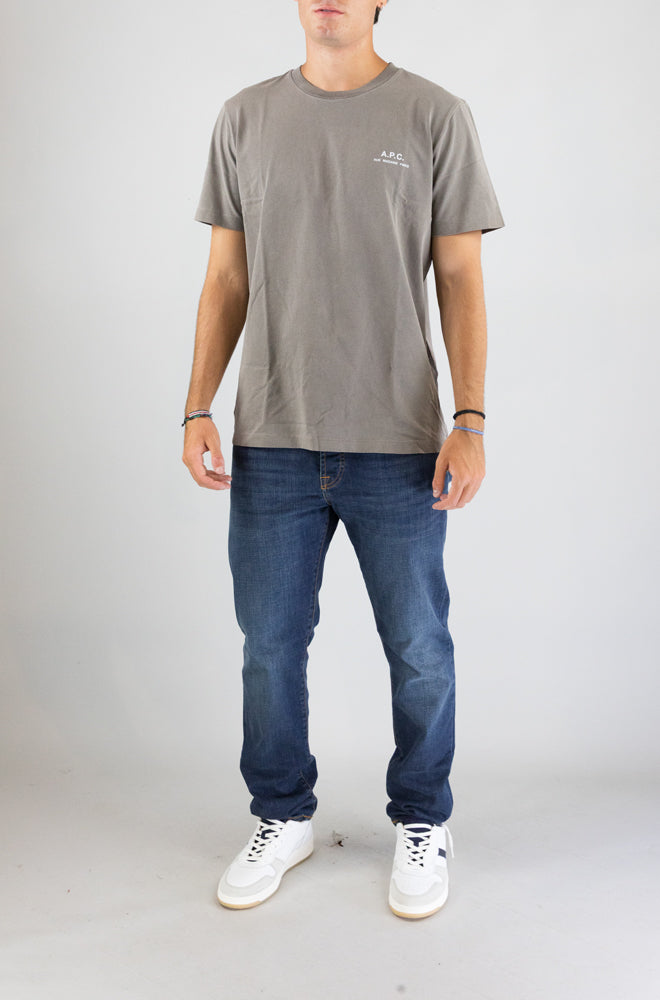 T-Shirt Apc Gris Tahiti da Uomo cohbas m26478 gots