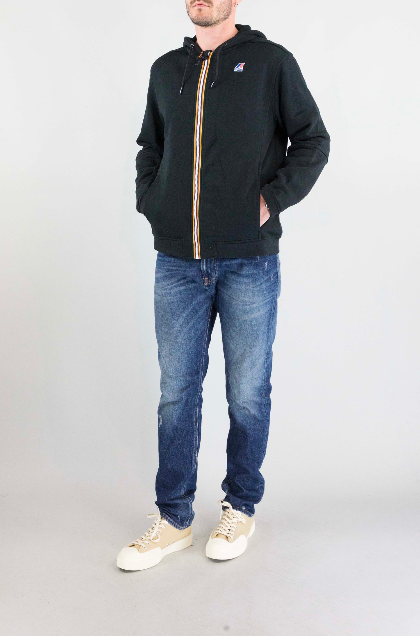 Felpa Kway Usy Black Pure da Uomo k1126hw prosper poly cotton