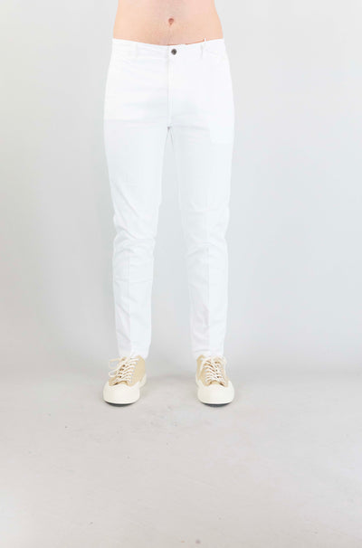 Pantalone Roy Roger’S White da Uomo rru90319c9250112 c0005 gab elast