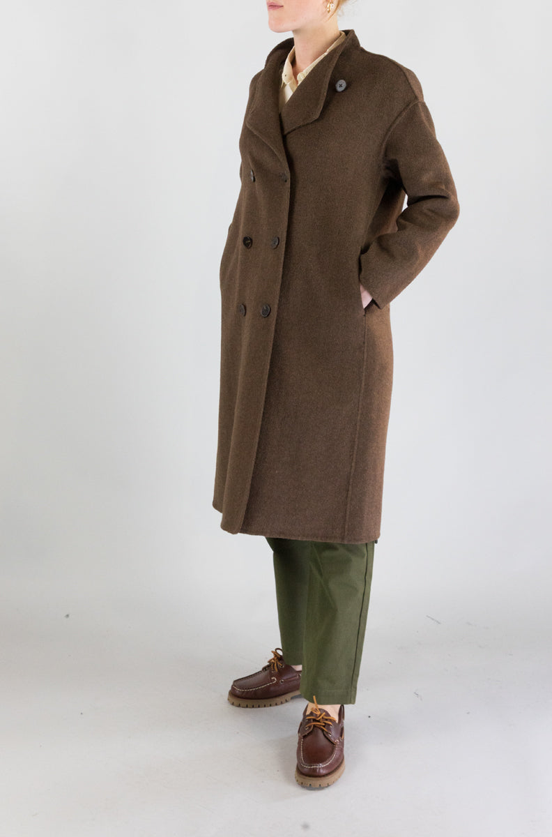 Cappotto Nice Things Marrone da Donna wwx081