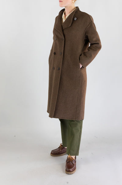 Cappotto Nice Things Marrone da Donna wwx081