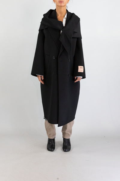 Cappotto Solotre Nero da Donna m1f0001