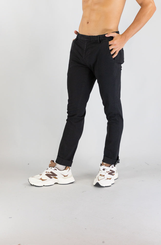 Pantalone Dondup Black da Uomo up235 gse043u ptd gaubert