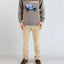 Maglia Mc2 Saint Barth 00686 Car Cortina da Uomo heron