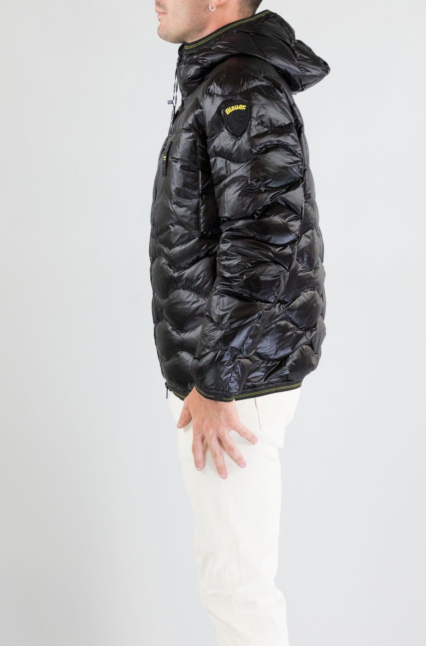 Giubbotto Blauer Nero da Uomo 25wbluc03074 006355 wave