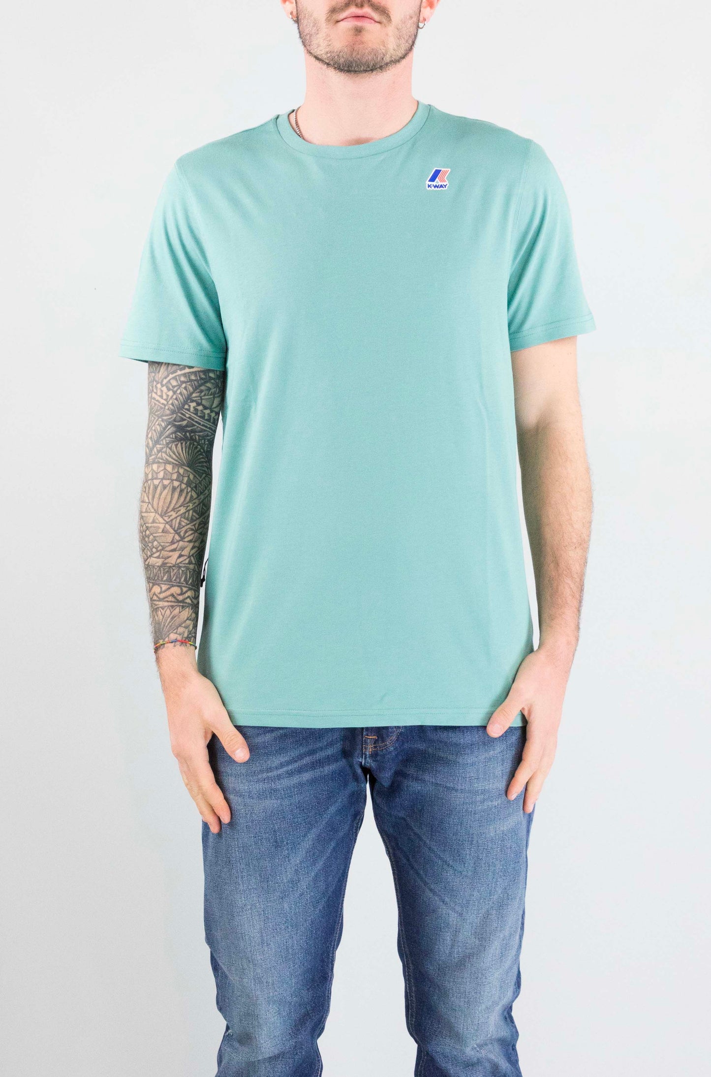 T-Shirt Kway Wic Green Mine da Uomo k7142kw leonide