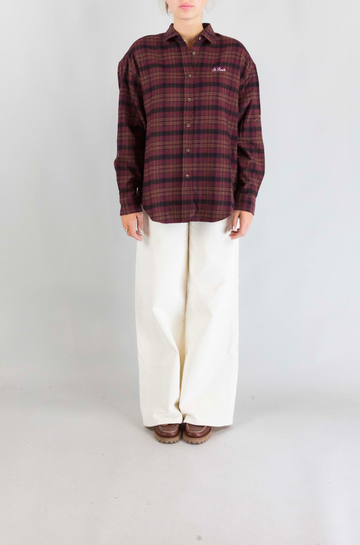 Camicia Mc2 Saint Barth Tartan Better da Donna lully flannel