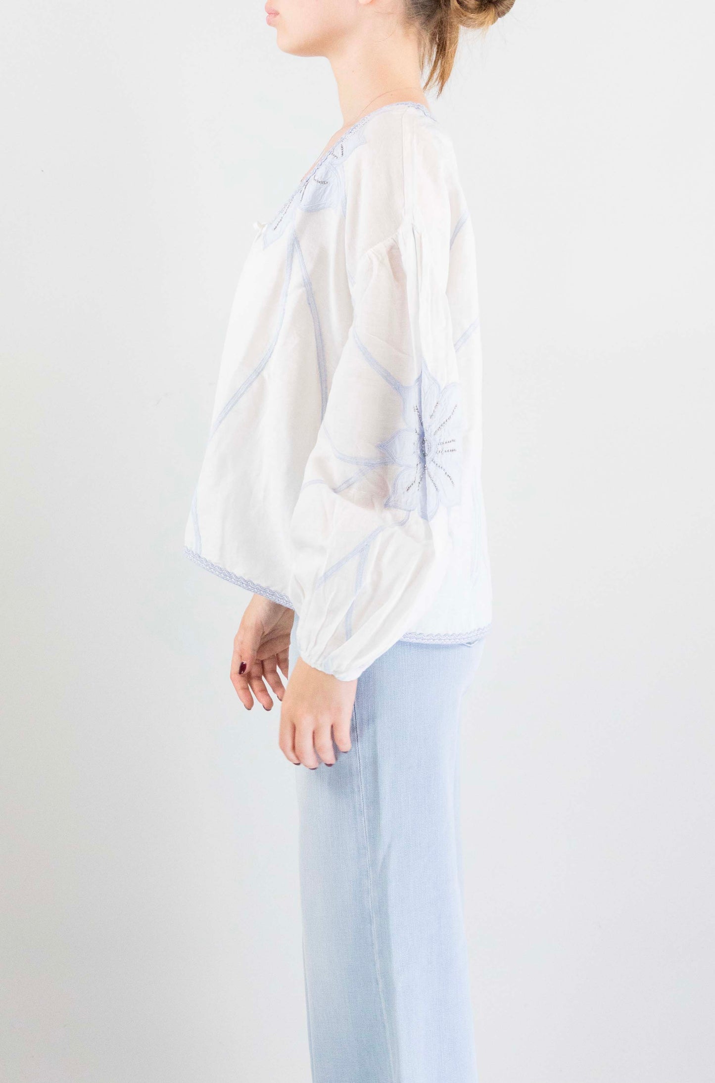 Top Scarlett Poppies Simply White da Donna vedanash