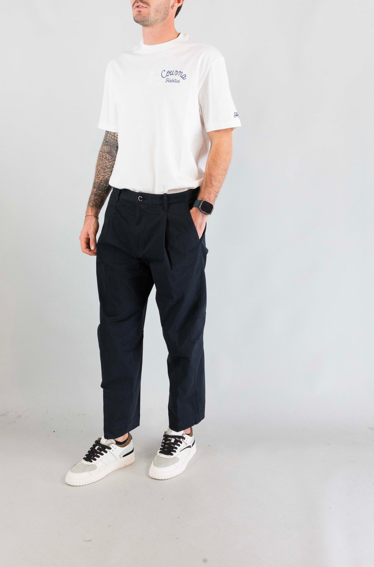 Pantalone Nine In The Morning Nero da Uomo giulio carrot