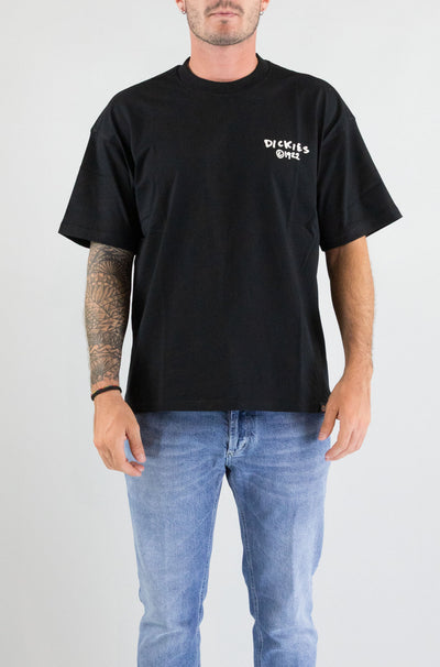 T-Shirt Dickies Black da Uomo dk0a87qoblk