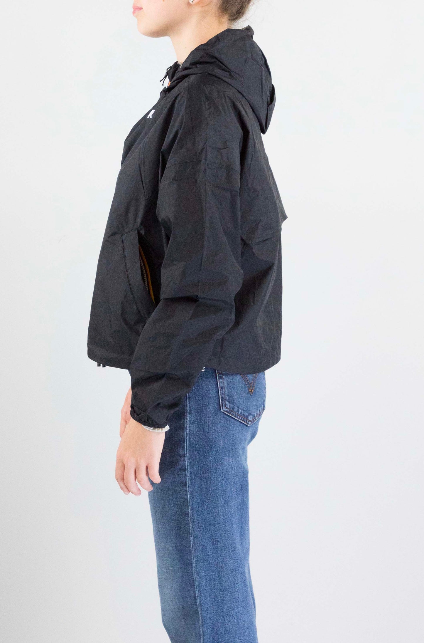 Giubbotto Kway Alf Black Beige Lt da Donna k81333w laurette plus