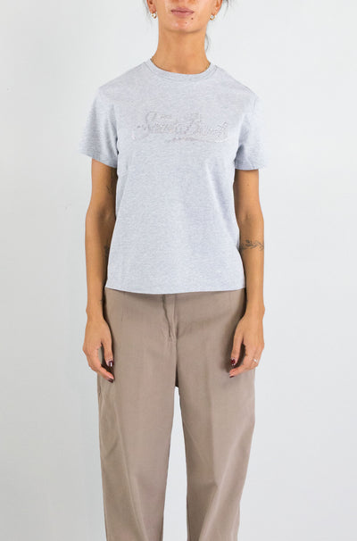 T-Shirt Mc2 Saint Barth 15ml Strass da Donna emilie w 02856i