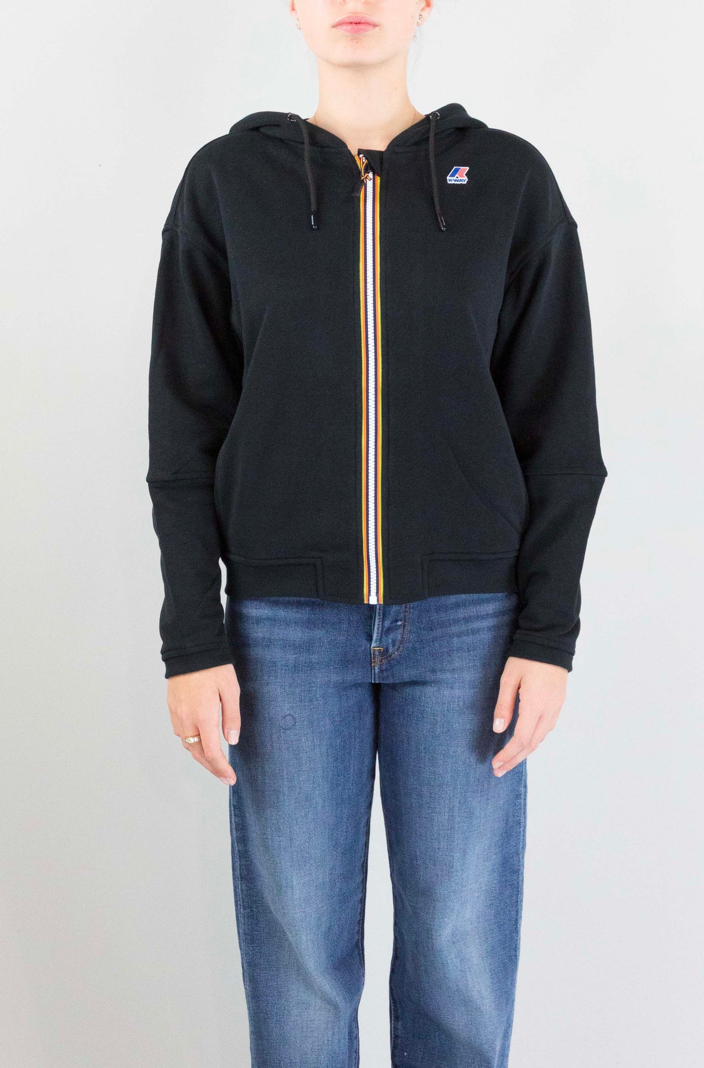 Felpa Kway Usy Black Pure da Donna k4146gw lara