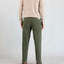 Pantalone Nine In The Morning Oliva da Uomo giove piatto slim