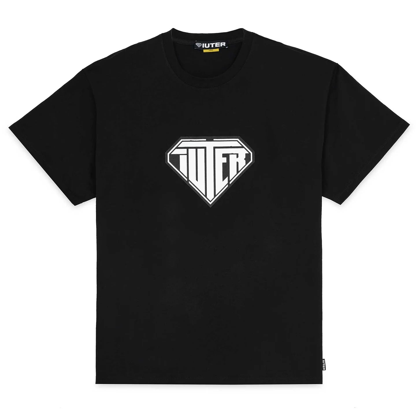 T-Shirt Iuter Black da Uomo LOGO TEE
