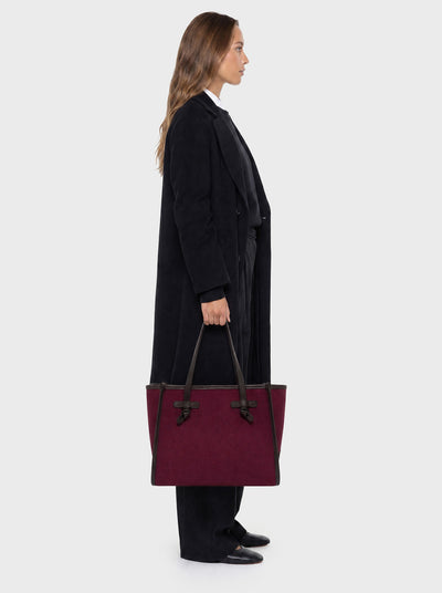 Borsa Gianni Chiarini Oxblood Canapa Espresso BS6849 COMM CNV SE