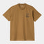 T-Shirt Carhartt Wip Hamilton Brown da Uomo i032889
