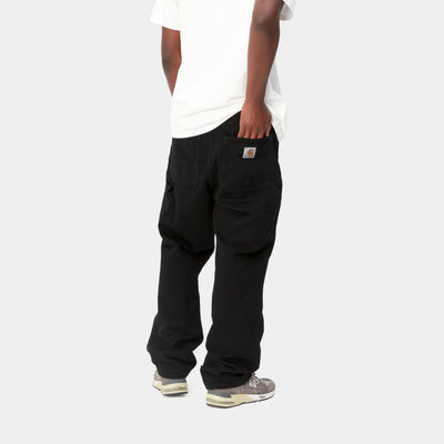 Pantalone Carhartt Wip Black Rinsed da Uomo i031497