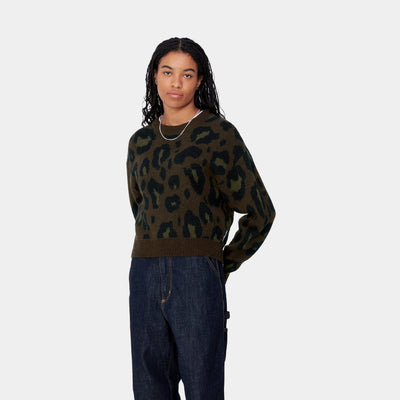 Maglia Carhartt Wip Camo Leo da Donna i033910